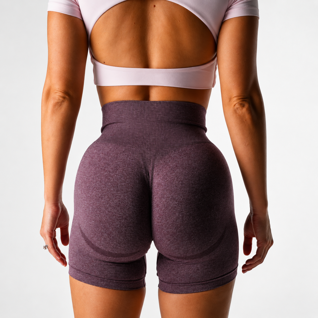 Conjunto Top & Shorts Essence Aevla (Rose e Rose Escuro)